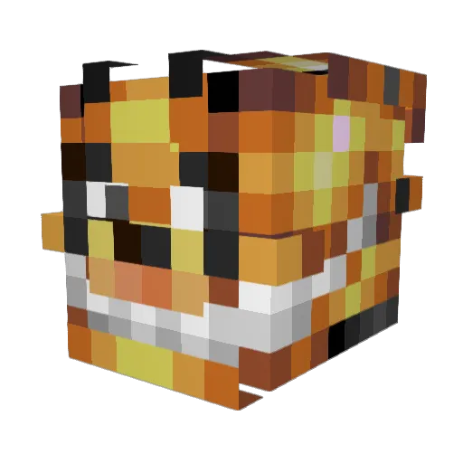scary_gary232 Minecraft avatar head, 3D render