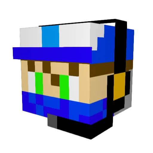 scarydemon11 Minecraft avatar head, 3D render