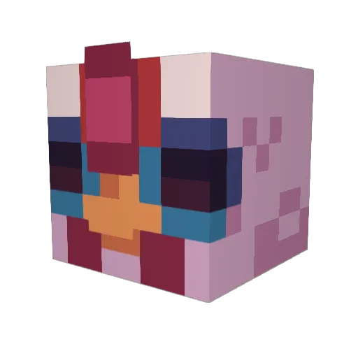 scarydot42 Minecraft avatar head, 3D render