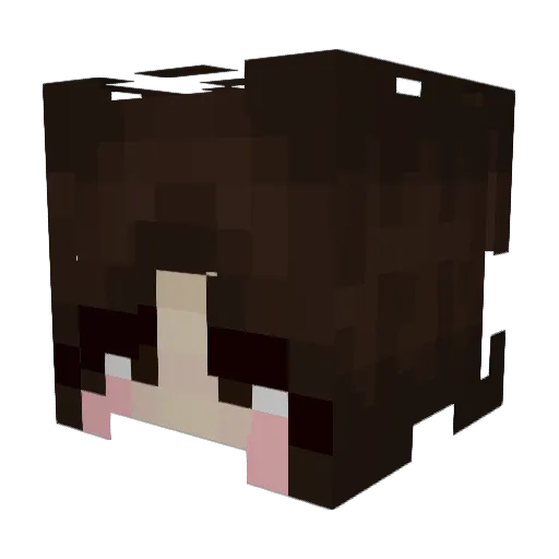 scarymicrowave Minecraft avatar head, 3D render