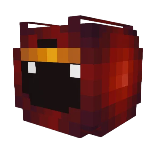 scatterbrain_d Minecraft avatar head, 3D render