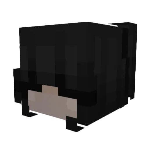 scawl Minecraft avatar head, 3D render