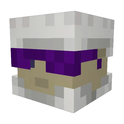 scbrt Minecraft avatar head, 3D render