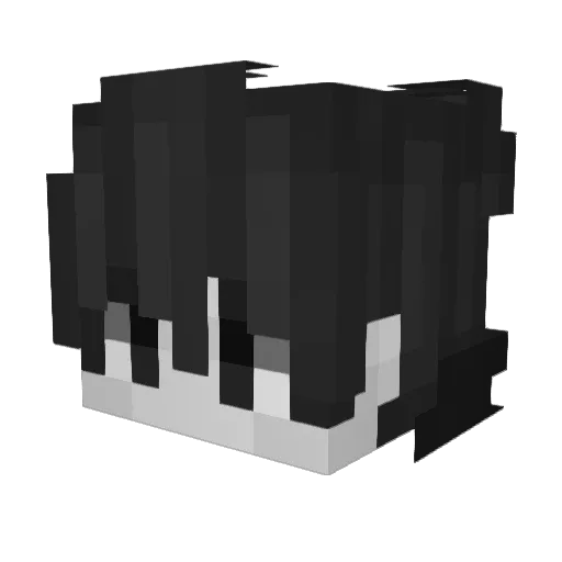 sccutle Minecraft avatar head, 3D render