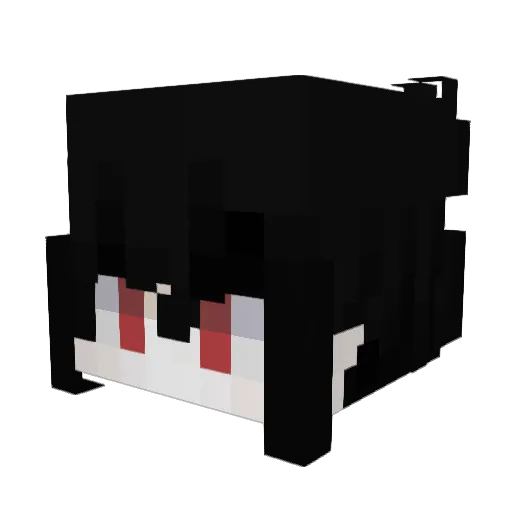 scdin Minecraft avatar head, 3D render