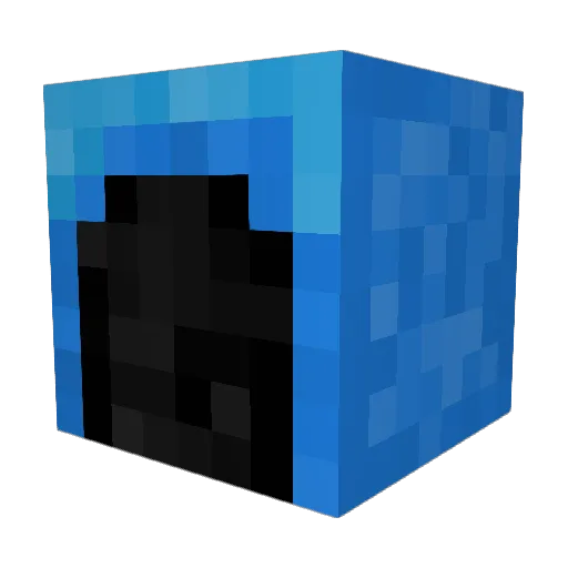 sceptixe22 Minecraft avatar head, 3D render