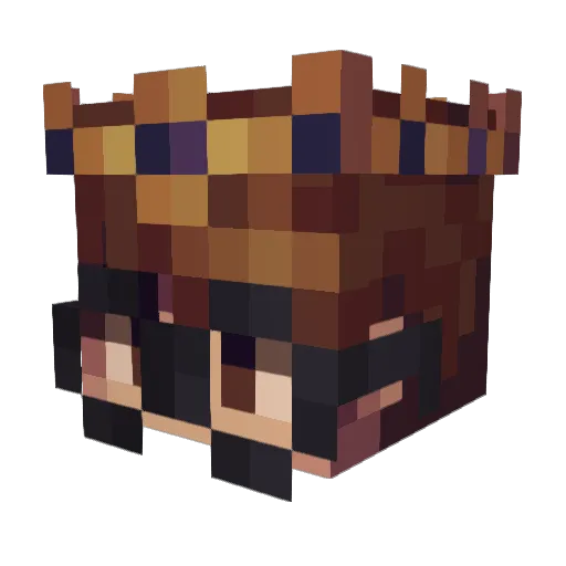 scg060308 Minecraft avatar head, 3D render