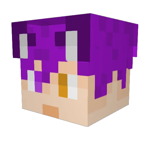 schaba_ Minecraft avatar head, 3D render