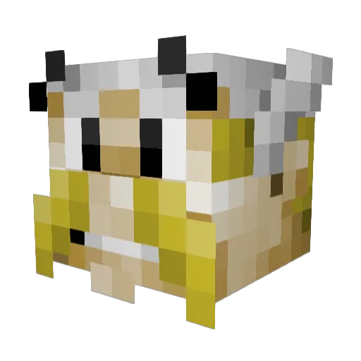 schach32 Minecraft avatar head, 3D render