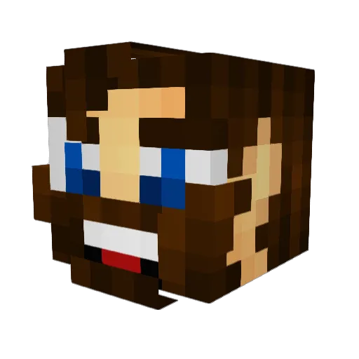 schafer_rox Minecraft avatar head, 3D render