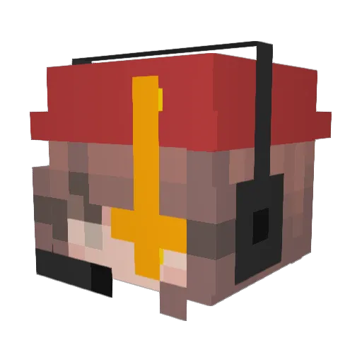 schatten3791 Minecraft avatar head, 3D render