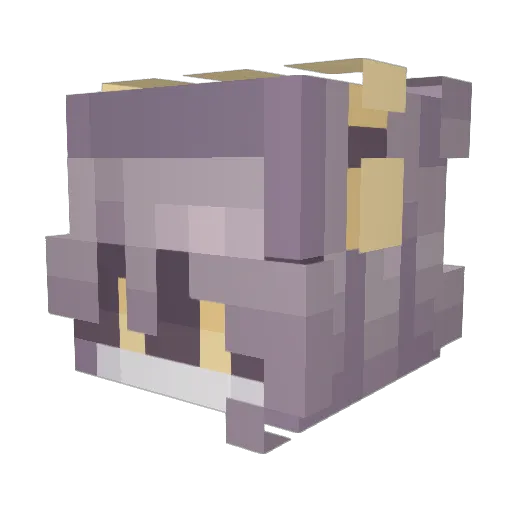 schatzishiggy Minecraft avatar head, 3D render