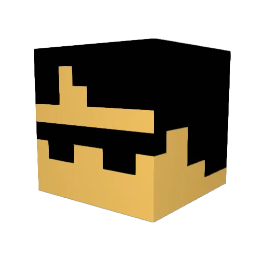 schbhx Minecraft avatar head, 3D render
