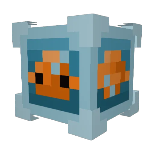 schboink Minecraft avatar head, 3D render
