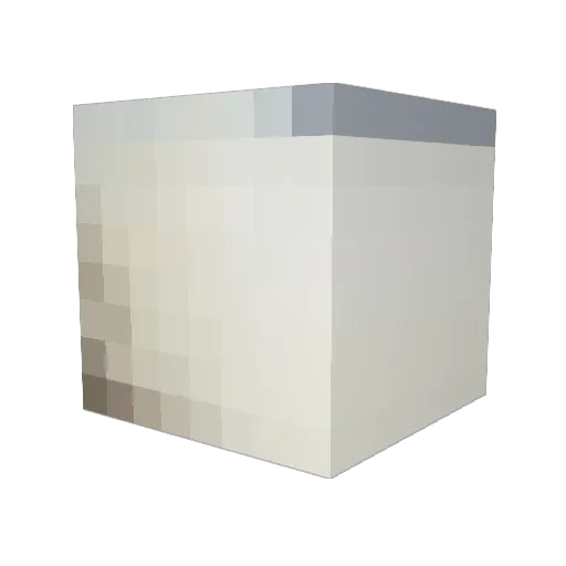 schears Minecraft avatar head, 3D render