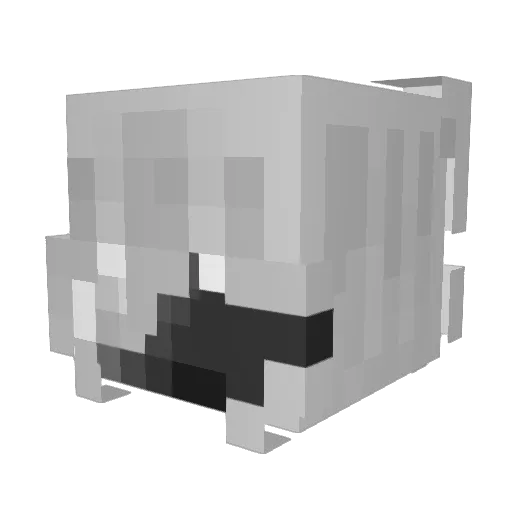 scheinwelt Minecraft avatar head, 3D render