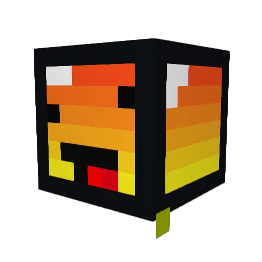 schenkk Minecraft avatar head, 3D render