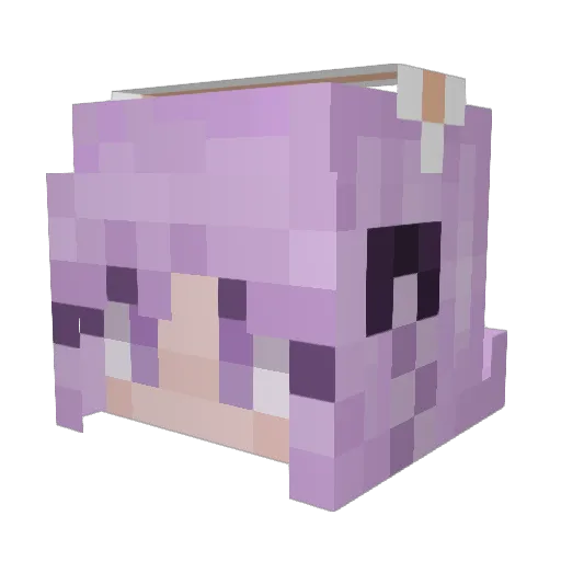 scherzoso Minecraft avatar head, 3D render