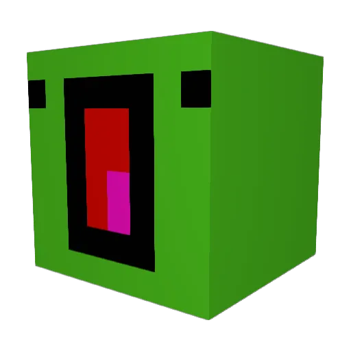 scheuntje Minecraft avatar head, 3D render