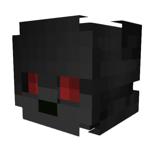 schia10 Minecraft avatar head, 3D render