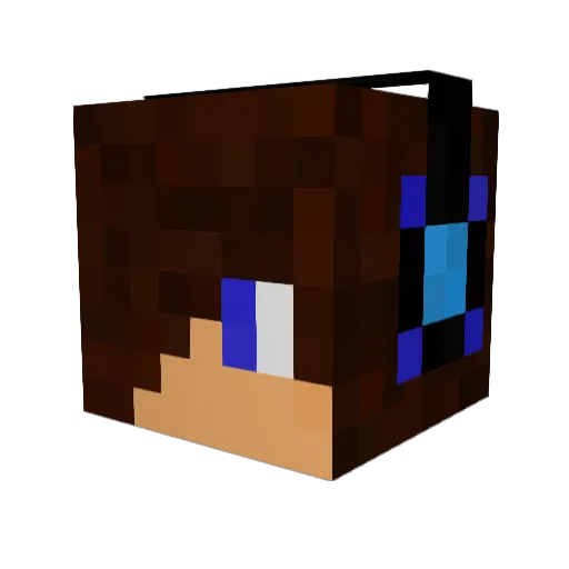 schifino Minecraft avatar head, 3D render