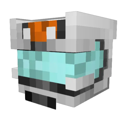 schildpad13 Minecraft avatar head, 3D render