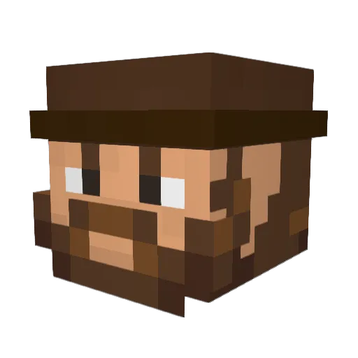 schimi1243 Minecraft avatar head, 3D render