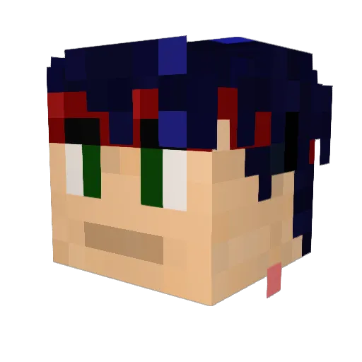 schlange1997 Minecraft avatar head, 3D render