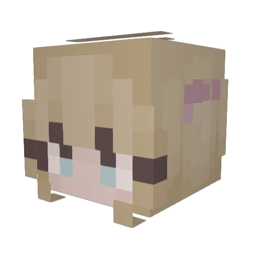 schlee2003 Minecraft avatar head, 3D render