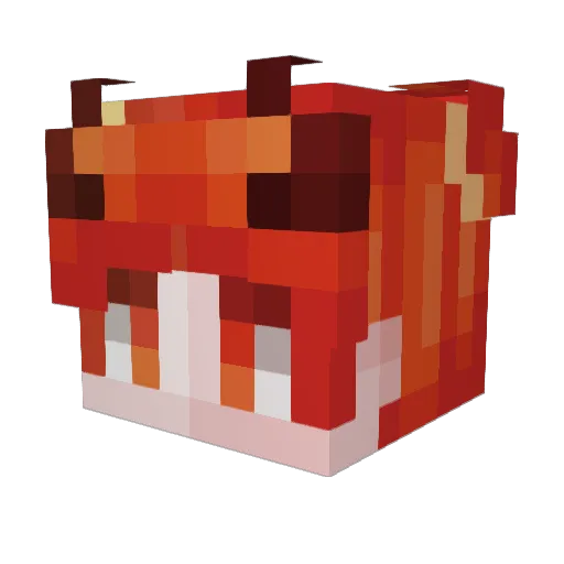 schlenguel Minecraft avatar head, 3D render