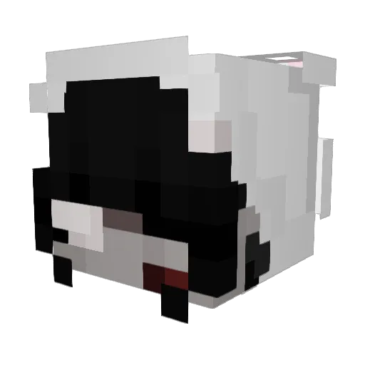 schlrum Minecraft avatar head, 3D render