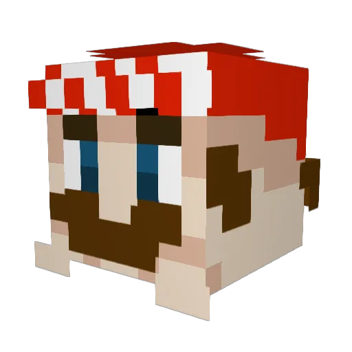 schm5000 Minecraft avatar head, 3D render