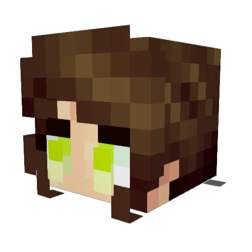 schmadaris Minecraft avatar head, 3D render