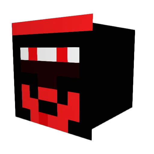 schmaucher Minecraft avatar head, 3D render
