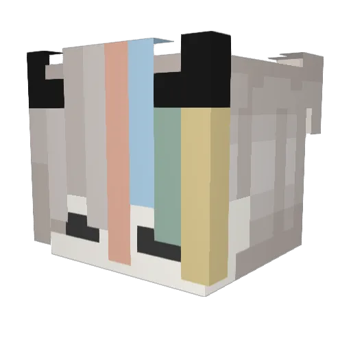 schmeatyy Minecraft avatar head, 3D render