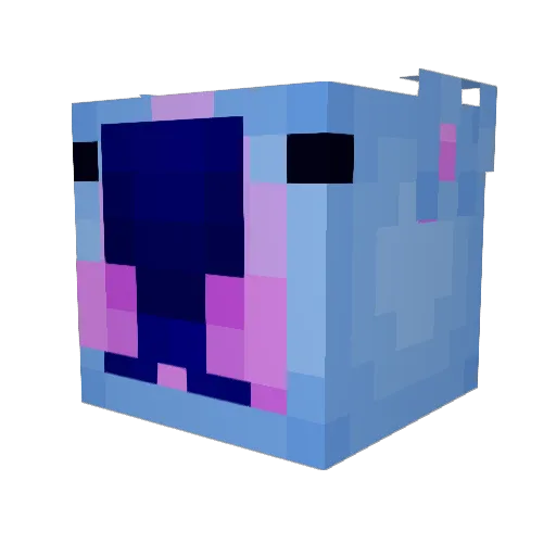 schmepe Minecraft avatar head, 3D render