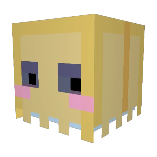 schmoeddlinger Minecraft avatar head, 3D render