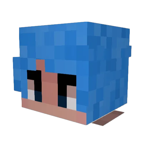 schmooglesys Minecraft avatar head, 3D render