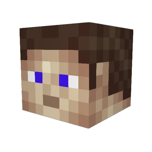 schnarch33 Minecraft avatar head, 3D render