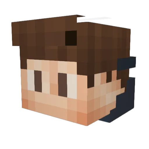schnitzer000 Minecraft avatar head, 3D render