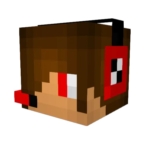 scholes117 Minecraft avatar head, 3D render