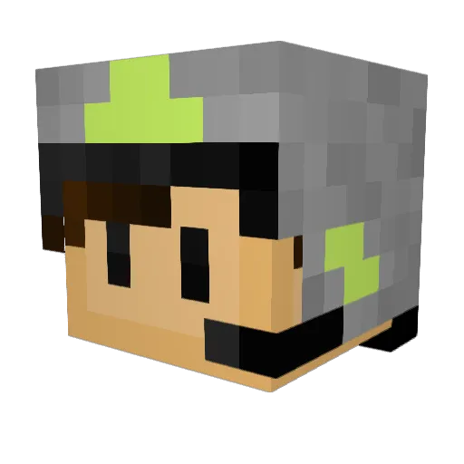 schonk1999 Minecraft avatar head, 3D render