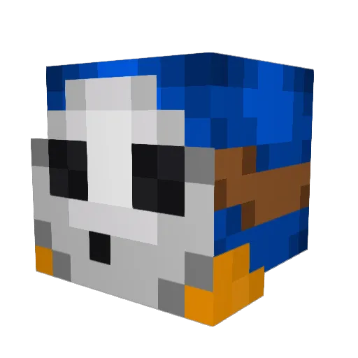 schoolboy_k Minecraft avatar head, 3D render