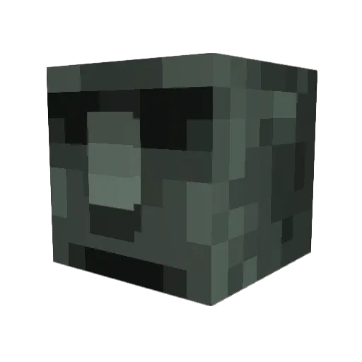 schoolli Minecraft avatar head, 3D render