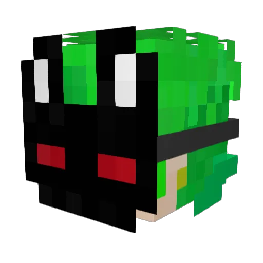 schott28 Minecraft avatar head, 3D render