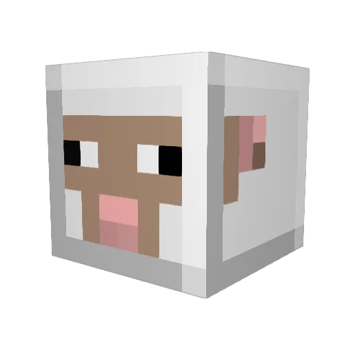 schreiberty Minecraft avatar head, 3D render
