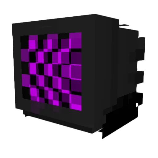 schrumb Minecraft avatar head, 3D render