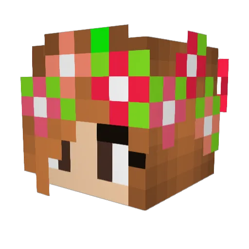 schully Minecraft avatar head, 3D render