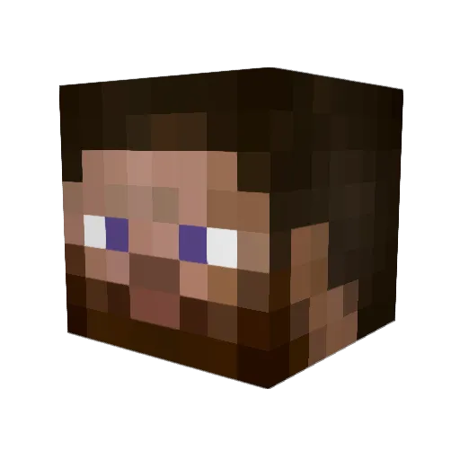 schulz123 Minecraft avatar head, 3D render