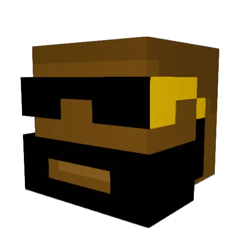 schwabblgong Minecraft avatar head, 3D render